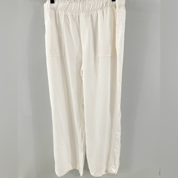 Karen Kane Wide Leg Pull On Pants White Off White Size Large - Picture 4 of 6